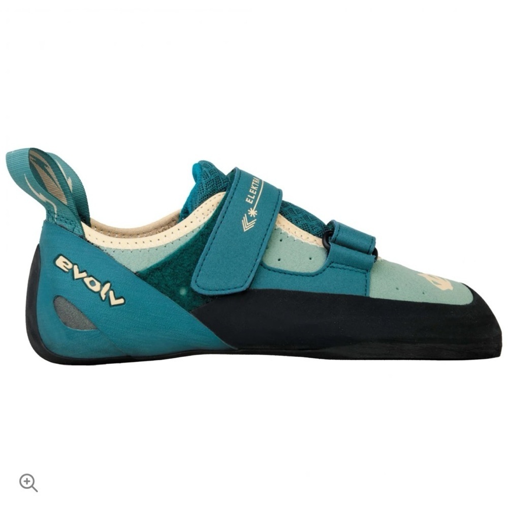 Evolv Elektra Climbing Shoe in Jade/Seapine Size 10
